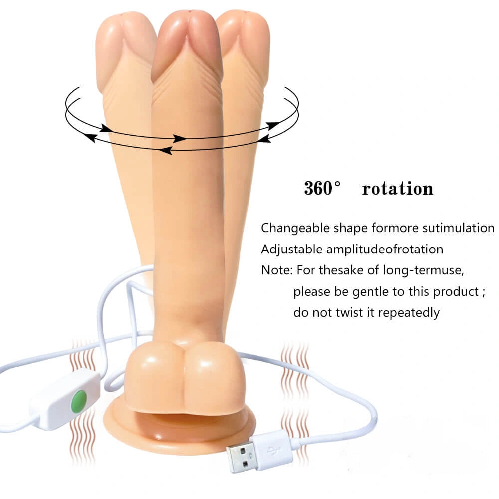 8.66in Soft Design Multiple Speeds Vibrating Swing Dildo Sex Toy