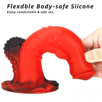 8.66in Soft Fantasy Dual Density Dildo For G Spot Masturbation