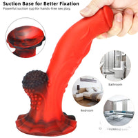 8.66in Soft Fantasy Dual Density Dildo For G Spot Masturbation
