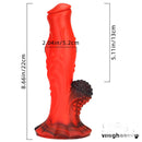 8.66in Soft Fantasy Dual Density Dildo For G Spot Masturbation