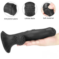 8.66in Soft Fantasy Dual Density Dildo For G Spot Masturbation