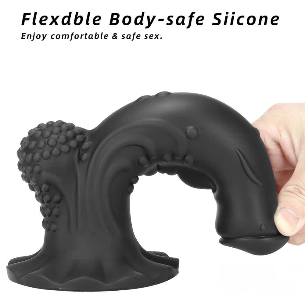 8.66in Soft Fantasy Dual Density Dildo For G Spot Masturbation