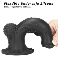 8.66in Soft Fantasy Dual Density Dildo For G Spot Masturbation