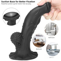 8.66in Soft Fantasy Dual Density Dildo For G Spot Masturbation