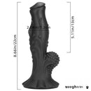 8.66in Soft Fantasy Dual Density Dildo For G Spot Masturbation