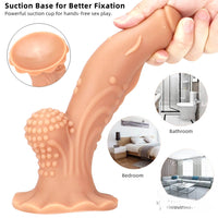 8.66in Soft Fantasy Dual Density Dildo For G Spot Masturbation
