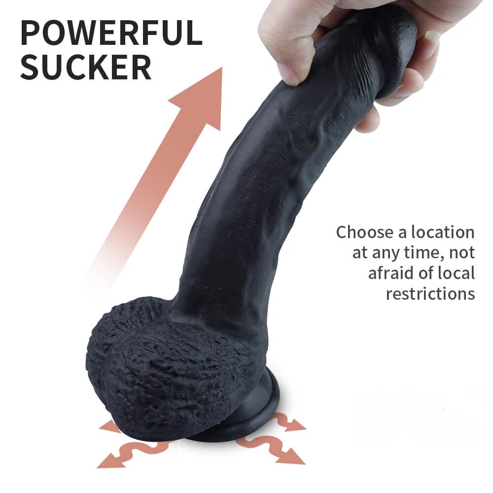 8.66in Soft Real Lifelike Dildo Sex Toy For Women Masturbation