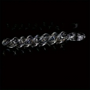 8.66in Spiral Texture Glass Dildo For Women Men Anal Vaginal Sex Toy