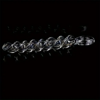 8.66in Spiral Texture Glass Dildo For Women Men Anal Vaginal Sex Toy