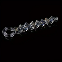 8.66in Spiral Texture Glass Dildo For Women Men Anal Vaginal Sex Toy