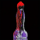 8.66in Strange Fire Phoenix Monster Silicone Soft Big Fantasy Dildo