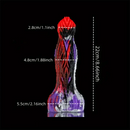 8.66in Strange Fire Phoenix Monster Silicone Soft Big Fantasy Dildo