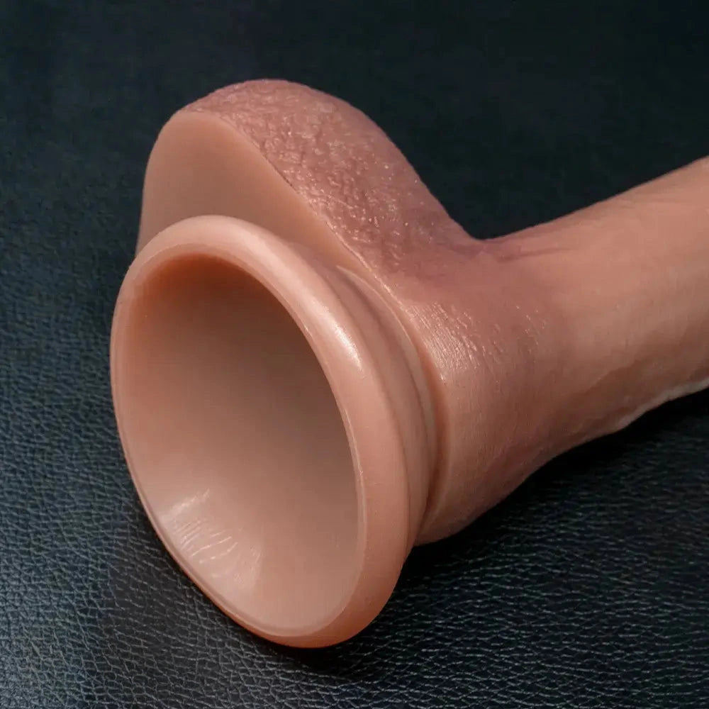 8.66in Strap on Silicone Soft Real Dildo Wearable Female Masturbator