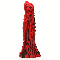 8.66in Thick Silicone Anal Plug Fantasy Dildo With Suction Cup Adult Toy