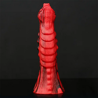 8.66in Thick Silicone Anal Plug Fantasy Dildo With Suction Cup Adult Toy