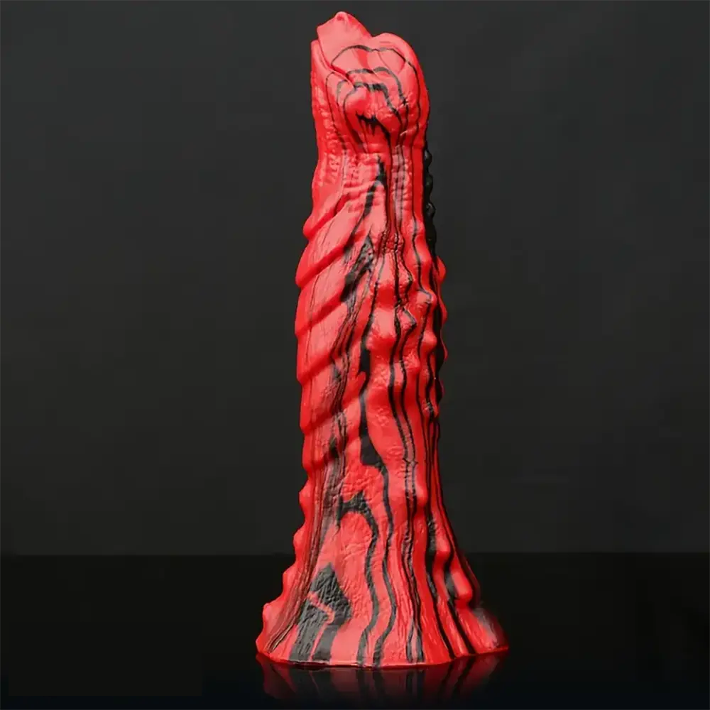 8.66in Thick Silicone Anal Plug Fantasy Dildo With Suction Cup Adult Toy
