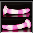 8.66in Three Styles Silicone Glow In Dark Jelly Dildo Sex Toy For Adult Female