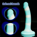 8.66in Three Styles Silicone Glow In Dark Jelly Dildo Sex Toy For Adult Female