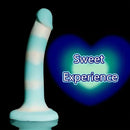8.66in Three Styles Silicone Glow In Dark Jelly Dildo Sex Toy For Adult Female