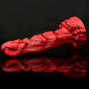 8.66in Unique Design Big Silicone Soft Snake Animal Dildo For Women