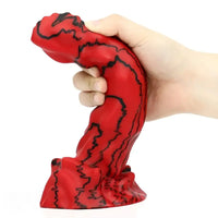 8.66in Unique Design Big Silicone Soft Snake Animal Dildo For Women