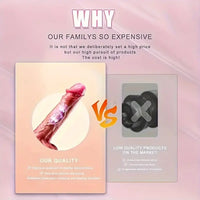 8.66in Vivid Thrusting Warming Silicone Soft Automatic Vibrating Dildo