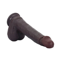 8.67in Double Layer Silicone Soft Big Dildo For Vaginal and Anal Masturbation