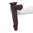 8.67in Double Layer Silicone Soft Big Dildo For Vaginal and Anal Masturbation