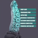 8.67in Octopus Tentacle Soft Dong Silicone Dildo Suction-Cup Base