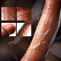8.67in Premium Silicone Realistic Big Dildo For G Spot Play Sex Toy