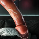 8.67in Premium Silicone Realistic Big Dildo For G Spot Play Sex Toy