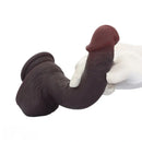 8.67in Real Skin Silicone Soft Big Dildo For Handsfree Pleasure Couple Cock