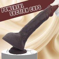 8.67in Real Touching Feeling Skin Dildo Adult Erotic Gift Non-Slip Suction Cup