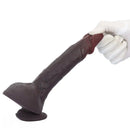 8.67in Real Touching Feeling Skin Dildo Adult Erotic Gift Non-Slip Suction Cup