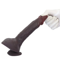 8.67in Real Touching Feeling Skin Dildo Adult Erotic Gift Non-Slip Suction Cup