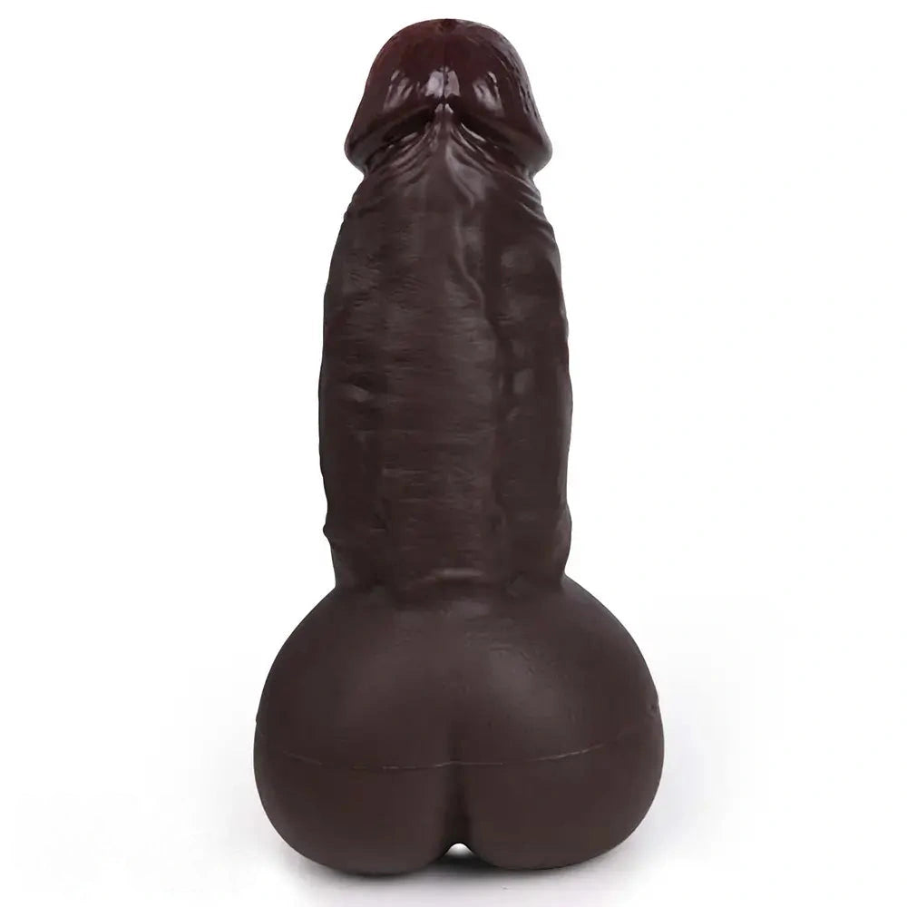 8.6in 3D Anal Tunnel Pocket Pussy Dildo With Anus Smooth Head Cock Toy