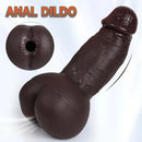 8.6in 3D Anal Tunnel Pocket Pussy Dildo With Anus Smooth Head Cock Toy