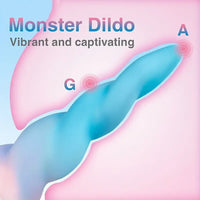 8.6in Monster Realistic Fantasy Big Silicone Soft Dildo For Women
