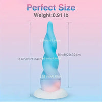 8.6in Monster Realistic Fantasy Big Silicone Soft Dildo For Women