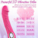 8.6in Premium Silicone Vibrating Realistic Dildo Women Vibrator