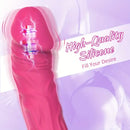 8.6in Premium Silicone Vibrating Realistic Dildo Women Vibrator