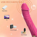 8.6in Premium Silicone Vibrating Realistic Dildo Women Vibrator