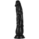 8.6in PVC Big Black Dildo Penis Adult Toy For Couples Anal Vagina