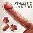 8.6in Remote Control Dildo With Electric Thrusting Heating Vibration