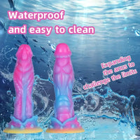 8.6in Silicone Soft Monster Dildo Big Female Masturbator For Prostate Toy