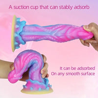 8.6in Silicone Soft Monster Dildo Big Female Masturbator For Prostate Toy