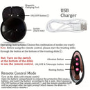 8.6in Soft Big Silicone Thrusting Vibrating Heating Remote Ebony Dildo