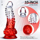 8.6in Spiked Soft Dildo Female Masturbator For Anus Vaginal Sex