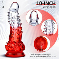 8.6in Spiked Soft Dildo Female Masturbator For Anus Vaginal Sex