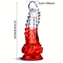 8.6in Spiked Soft Dildo Female Masturbator For Anus Vaginal Sex